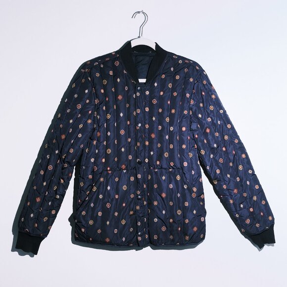 Kenzo Reversible Puffer Jacket – Blue Paisley (Size S/M) - Picture 1 of 8